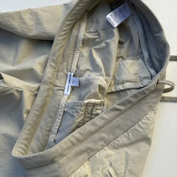 James Perse Stretch Poplin Zip Pocket Pant - Paste Pigment Size 1 (30"-32") - Picture 9 of 16